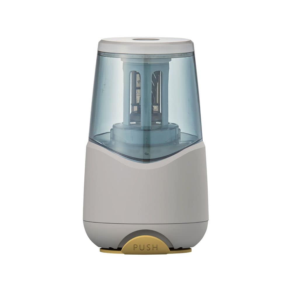 Amazon.co.jp: クツワ ミラガク 充電式鉛筆けずり ミルキーグレー